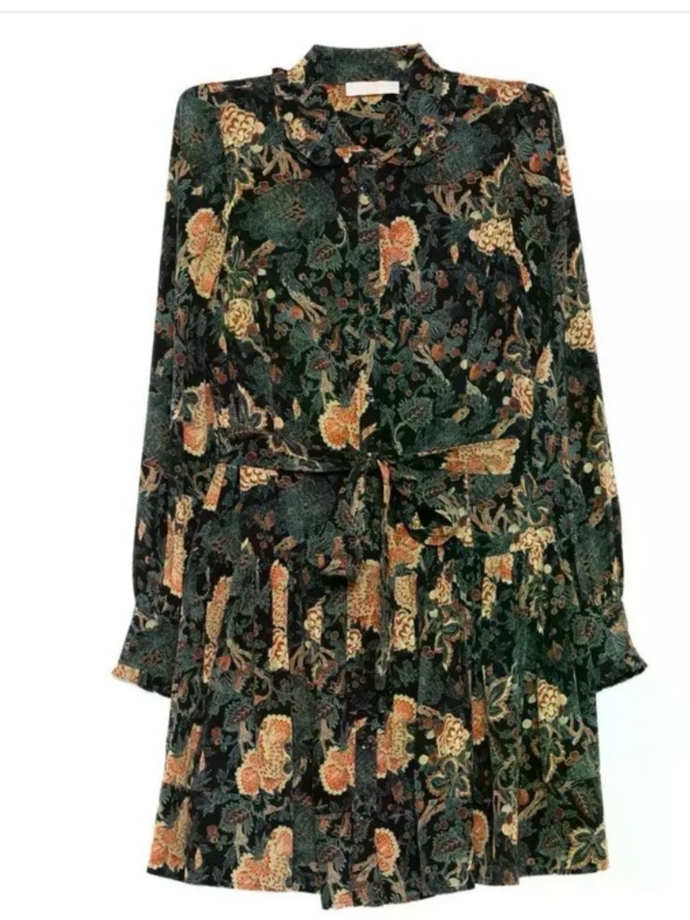 ULLA JOHNSON
SIMONA SILK LONG SLEEVE MINI DRESS IN NUIT size O New! - Picture 8 of 15